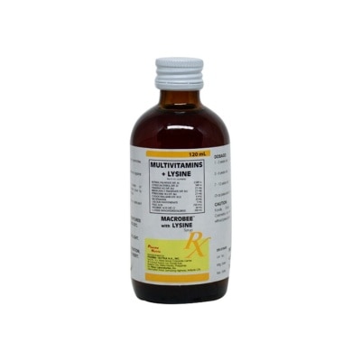 MACROBEE Multivitamins + Lysine Syrup 120mL [PRESCRIPTION REQUIRED]