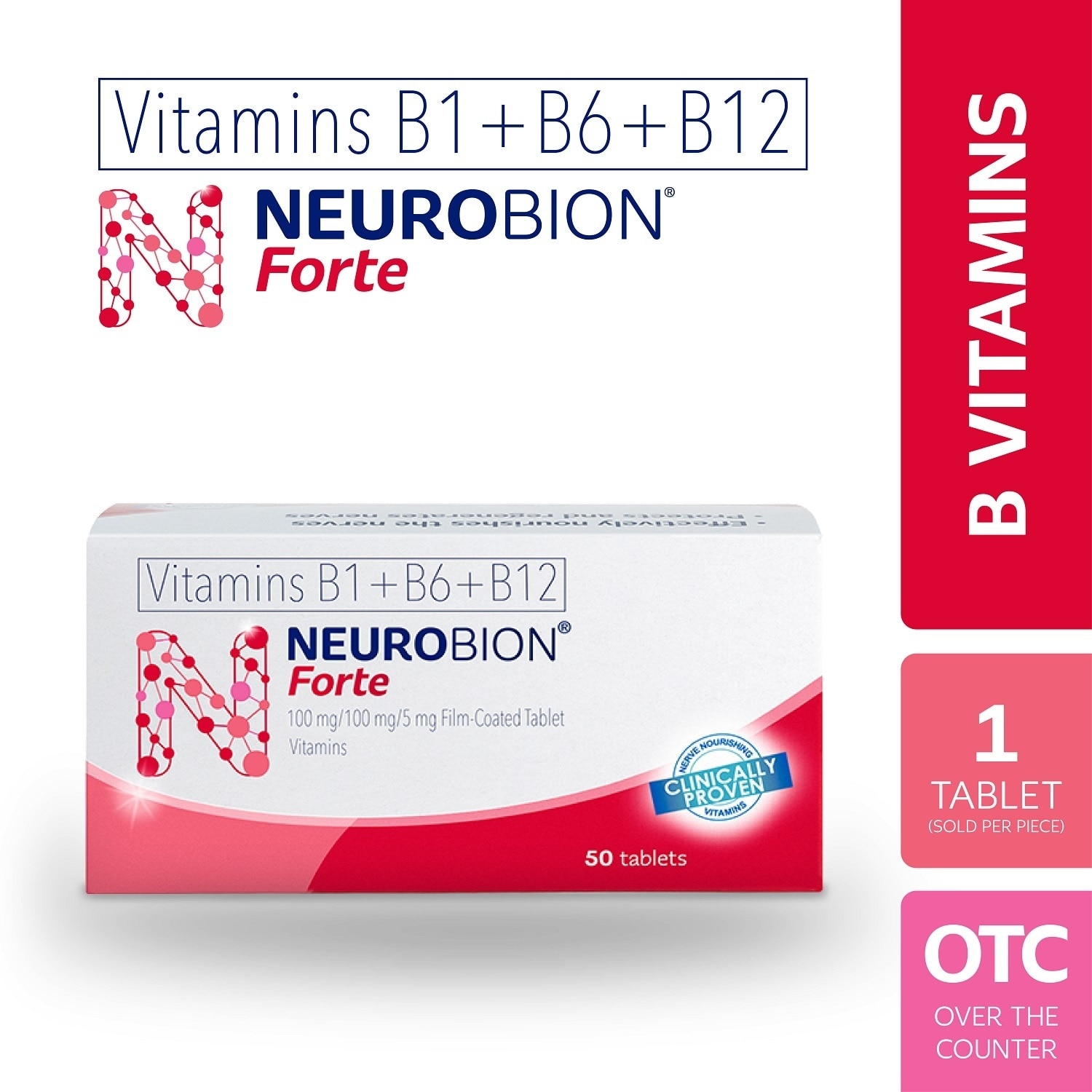 Forte B Vitamins (B1+B6+B12) Tablet 1s   Nerve Care