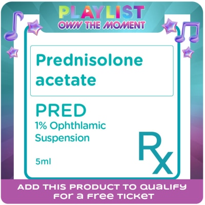 PRED - Prednisolone acetate 5mL [PRESCRIPTION REQUIRED]