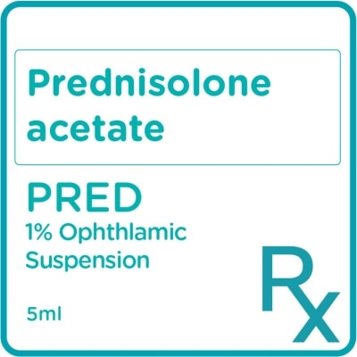 PRED Prednisolone acetate 5mL [PRESCRIPTION REQUIRED]