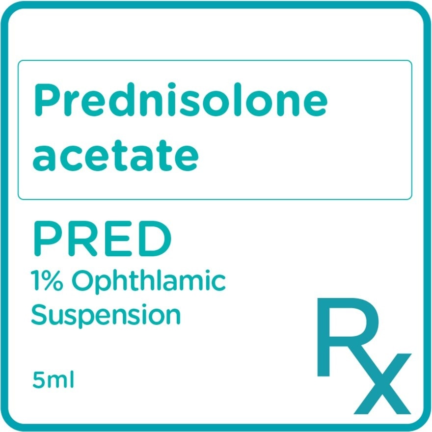 Prednisolone acetate 5mL [PRESCRIPTION REQUIRED]