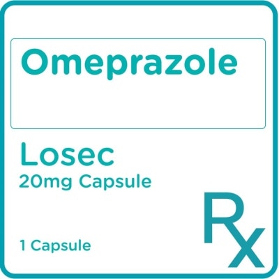 LOSEC, Omeprazole 20mg 1 Capsule [PRESCRIPTION REQUIRED] | Watsons ...