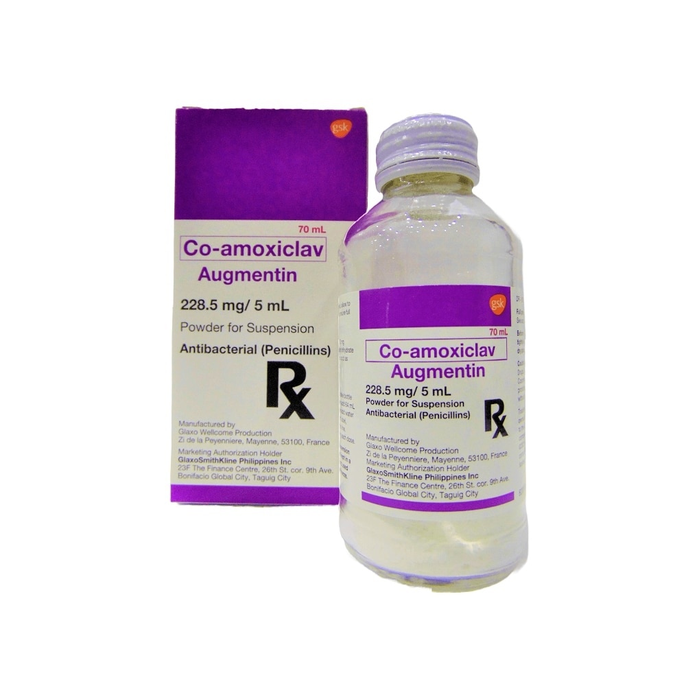 Amoxicillin 200mg + Clavulanic acid 28.5mg Oral Suspension 70mL [PRESCRIPTION REQUIRED]