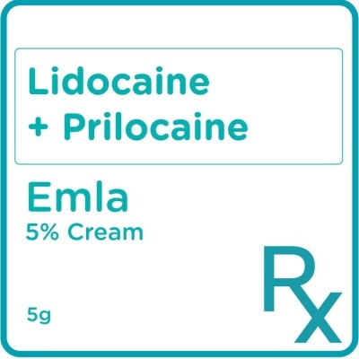 EMLA Lidocaine+Prilocaine 5% Cream 5g [PRESCRIPTION REQUIRED]