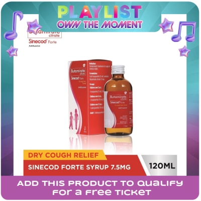 SINECOD - Syrup Forte 7.5mg X 120mL