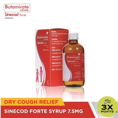 SINECOD Syrup Forte 7.5mg X 120mL