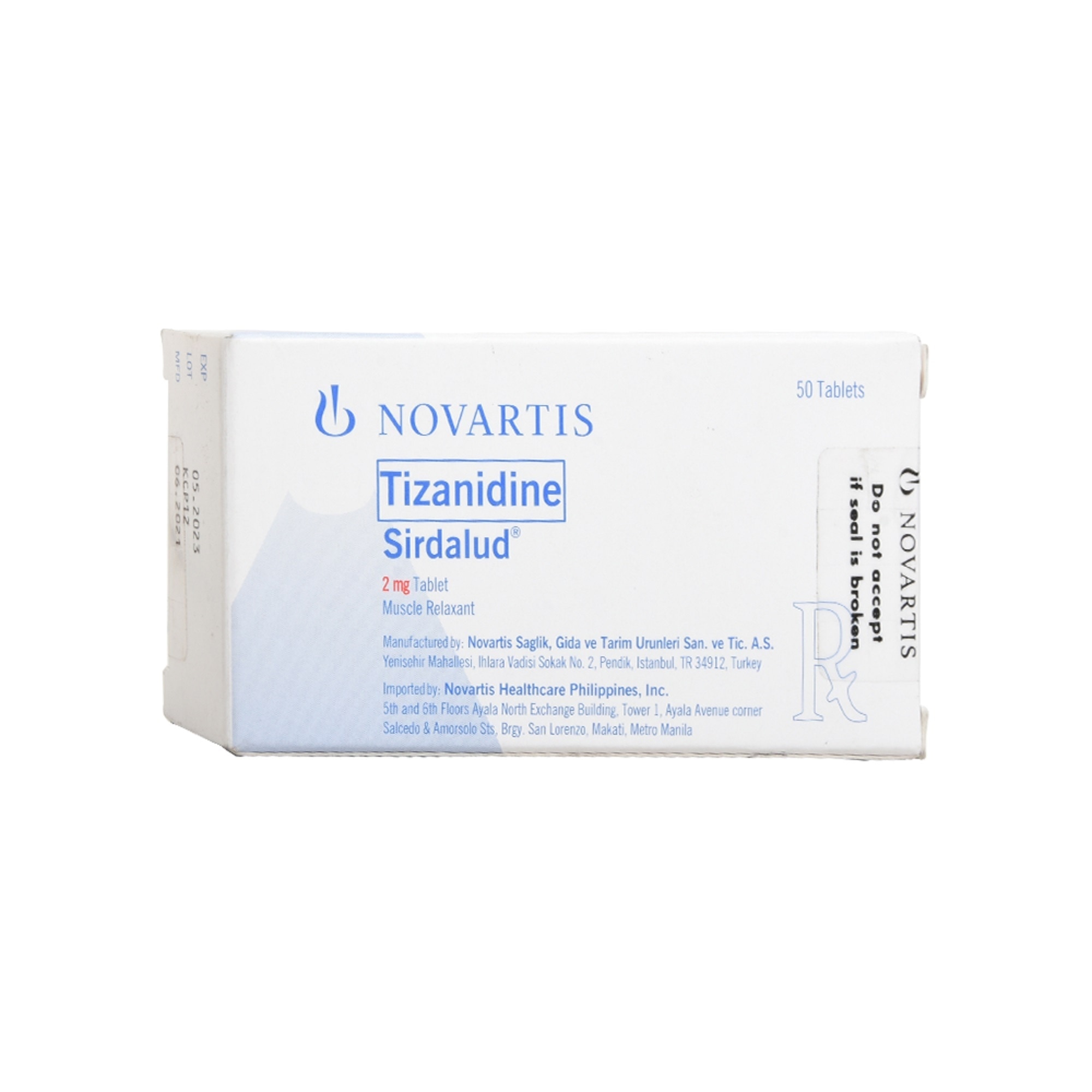 Tizanidine 2mg 1 Tablet [Prescription Required]