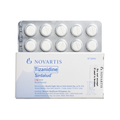 SIRDALUD - Tizanidine 2mg 1 Tablet [Prescription Required]