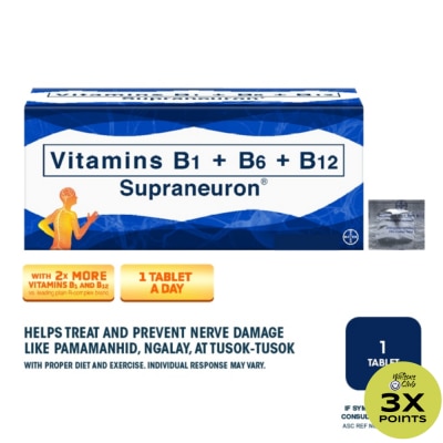 SUPRANEURON Vit B1; Vit B6; Vit B12 1 Tablet