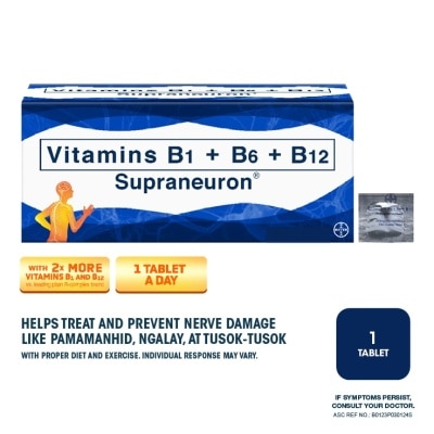 SUPRANEURON Vit B1; Vit B6; Vit B12 1 Tablet