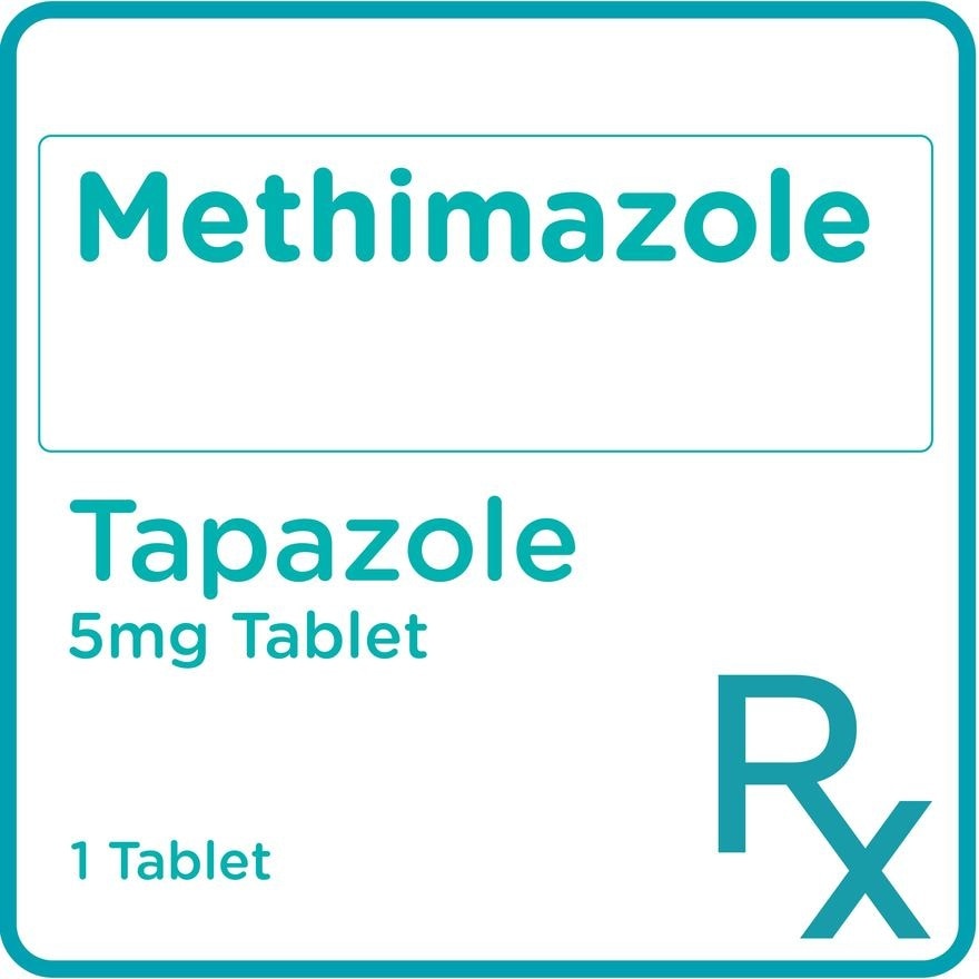 Tapazole Methimazole 5mg 1 Tablet [Prescription Required]