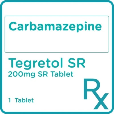 TEGRETOL Carbamazepine 200mg 1 Sustained-release Tablet [PRESCRIPTION REQUIRED]