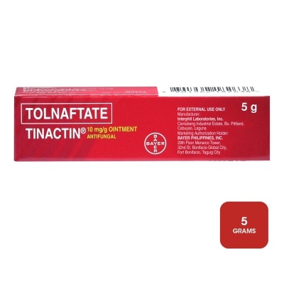 TINACTIN Tolnaftate Ointment 10mg/g 5g