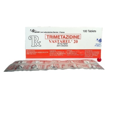 VASTAREL Trimetazidine Hydrochloride 20mg 1 Tablet [PRESCRIPTION REQUIRED]