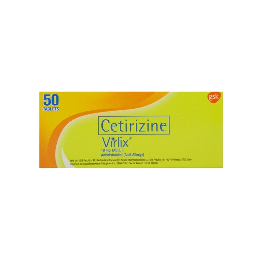 Cetirizine 10mg Film-Coated Tablet