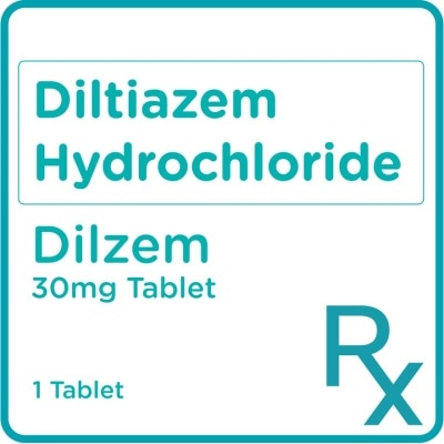 DILZEM - Diltiazem HCl 60mg 1 Tablet [PRESCRIPTION REQUIRED]