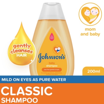 JOHNSONS BABY - Johnson's Baby Shampoo 200ml - Baby Essentials, Baby Care, Shampoo for Kids
