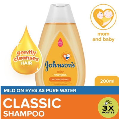 JOHNSONS BABY Johnson's Baby Shampoo 200ml - Baby Essentials, Baby Care, Shampoo for Kids