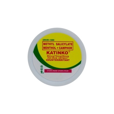 KATINKO Camphor + Menthol + Methyl Salicylate  Ointment 5g