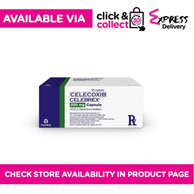 CELEBREX Celecoxib 200 mg 1 Capsule [PRESCRIPTION REQUIRED]