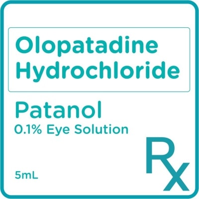 PATANOL Olopatadine Hydrochloride 0.1% Eye Solution X5mL [PRESCRIPTION REQUIRED]