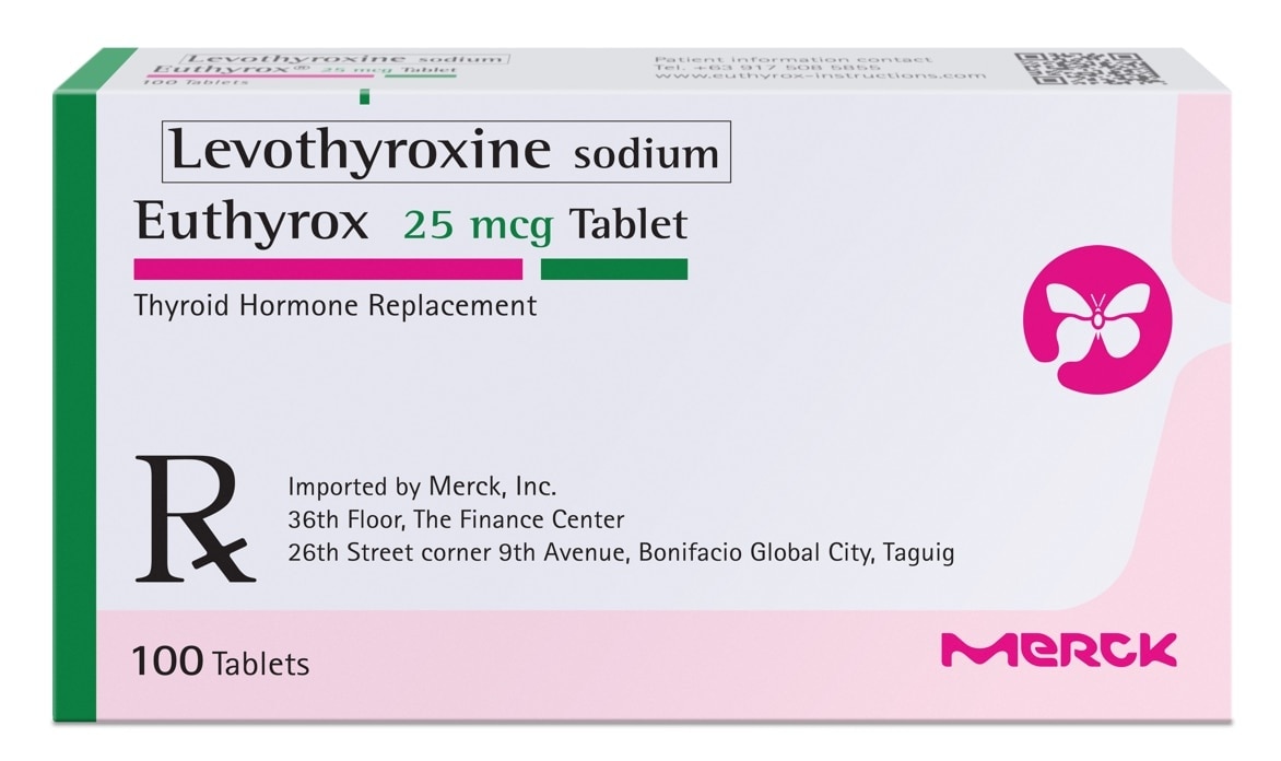 Levothyroxine Sodium 25mcg 1 Tablet [PRESCRIPTION REQUIRED]