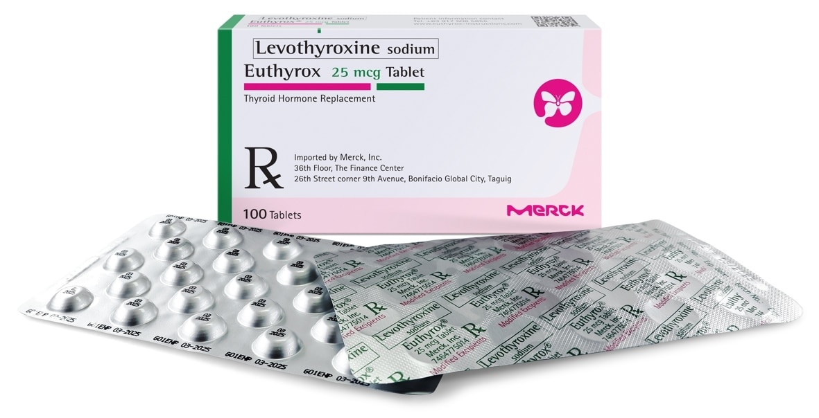 Levothyroxine Sodium 25mcg 1 Tablet [PRESCRIPTION REQUIRED]