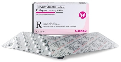 EUTHYROX Levothyroxine Sodium 50mcg 1 Tablet [PRESCRIPTION REQUIRED]