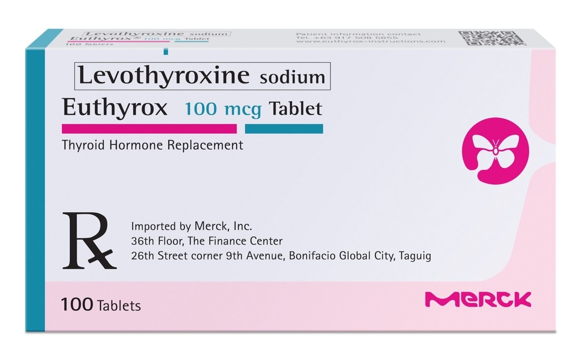 Levothyroxine Sodium 100mcg 1 Tablet [PRESCRIPTION REQUIRED]