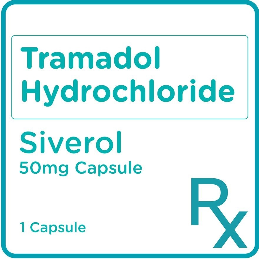 SIVEROL Tramadol Hydrochloride 50mg Sold Per Piece [PRESCRIPTION REQUIRED]
