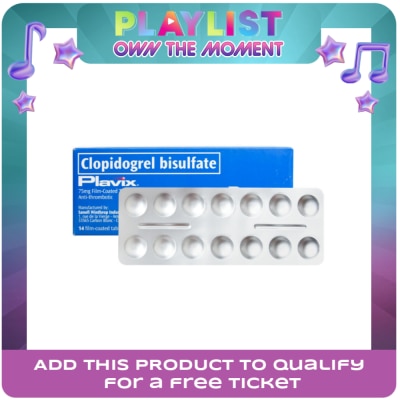 PLAVIX - Clopidogrel bisulfate 75mg 1 Tablet [PRESCRIPTION REQUIRED]
