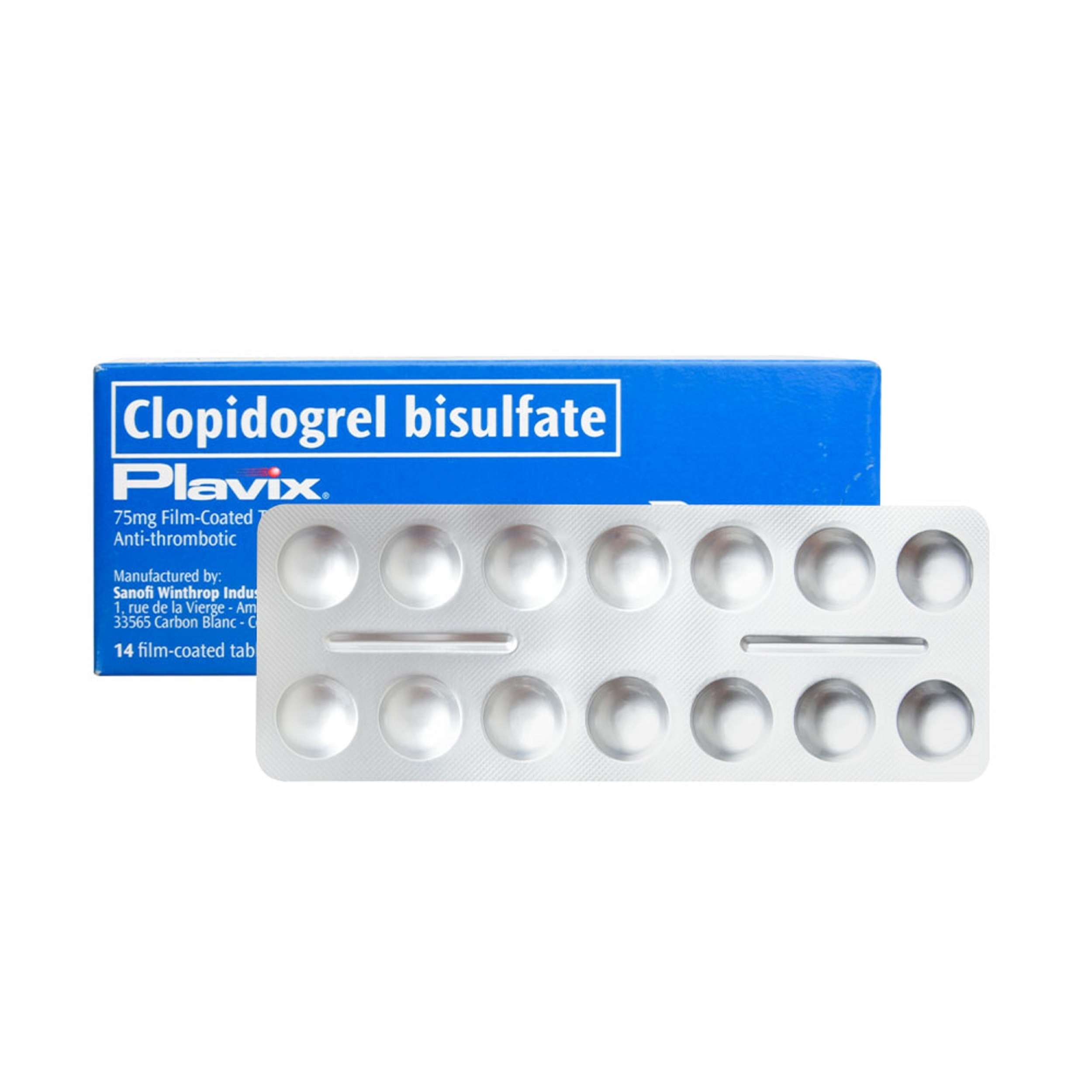 Clopidogrel bisulfate 75mg 1 Tablet [PRESCRIPTION REQUIRED]