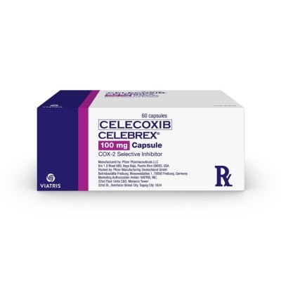 CELEBREX CELEBREX Celecoxib 100 mg Sold Per Piece [PRESCRIPTION REQUIRED]