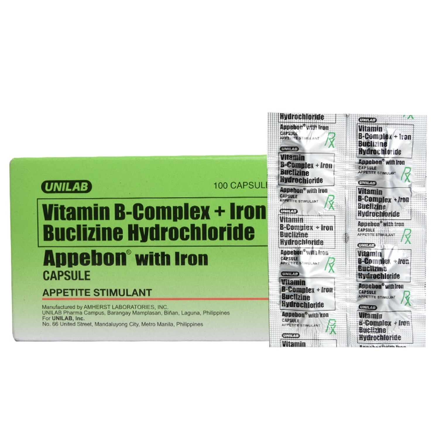 APPEBON Appebon with Iron Capsule Sold Per Piece [Prescription Required]