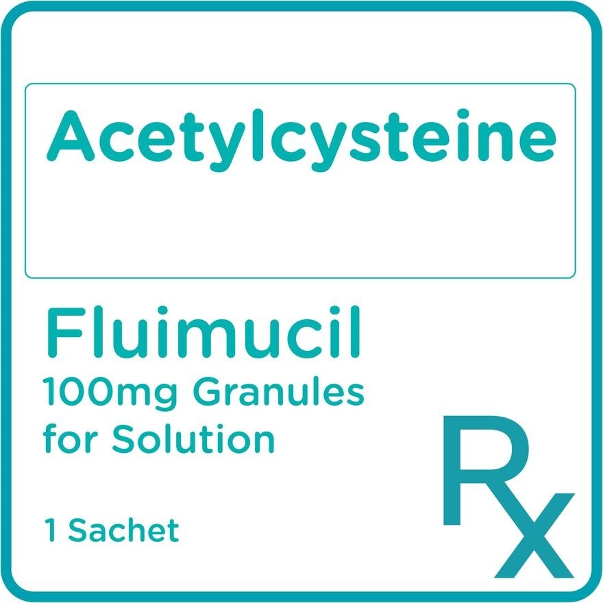 Acetylcysteine 100mg Granules for Solution [PRESCRIPTION REQUIRED]