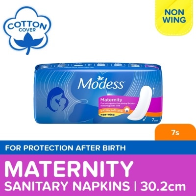 MODESS Modess Maternity Extra Long Sanitary Napkin 7s - Med-Heavy Flow, Post Partum