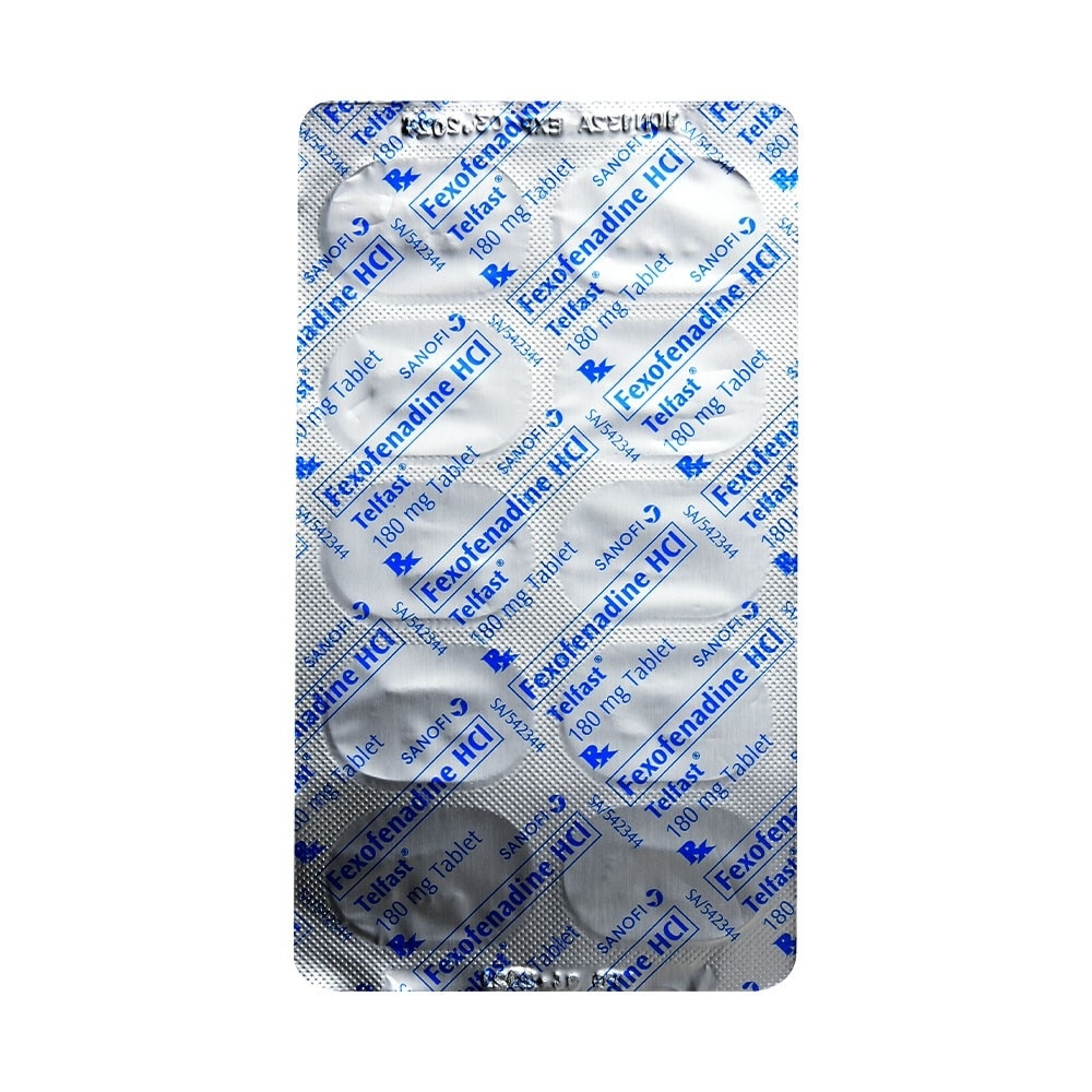 Fexofenadine Hcl 180mg 1 Tablet [PRESCRIPTION REQUIRED]