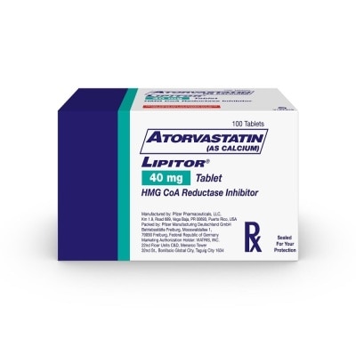 LIPITOR Lipitor Atorvastatin 40mg 1tablet[PRESCRIPTION REQUIRED]