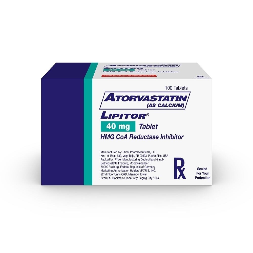 Lipitor Atorvastatin 40mg 1tablet[PRESCRIPTION REQUIRED]