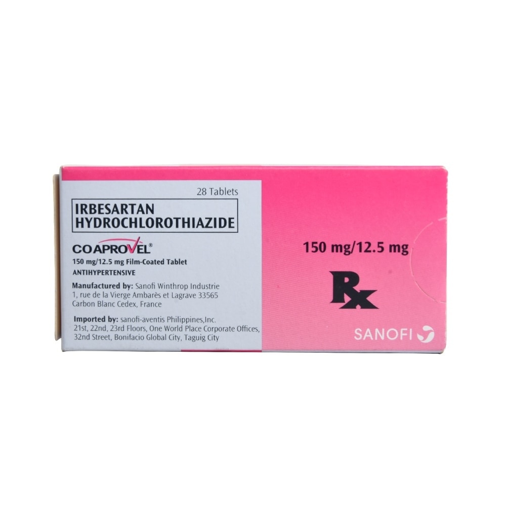 CO APROVEL Irbesartan Hydrochlorothiazide 150 mg/12.5 mg Sold Per Piece [PRESCRIPTION REQUIRED]