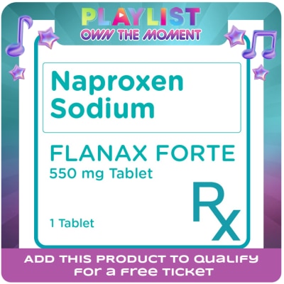 FLANAX - Naproxen Sodium 550mg 1 Tablet [PRESCRIPTION REQUIRED]