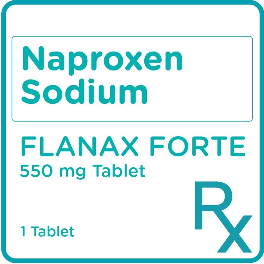 Naproxen Sodium 550mg 1 Tablet [PRESCRIPTION REQUIRED]