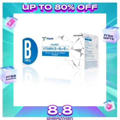 PHAREX Vitamin B1 + B6 +B12 Complex 1 Tablet