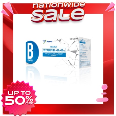 PHAREX Vitamin B1 + B6 +B12 Complex 1 Tablet