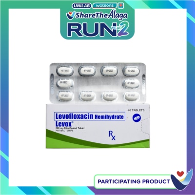 LEVOX Levofloxacin 500mg 1 Tablet [PRESCRIPTION REQUIRED] image