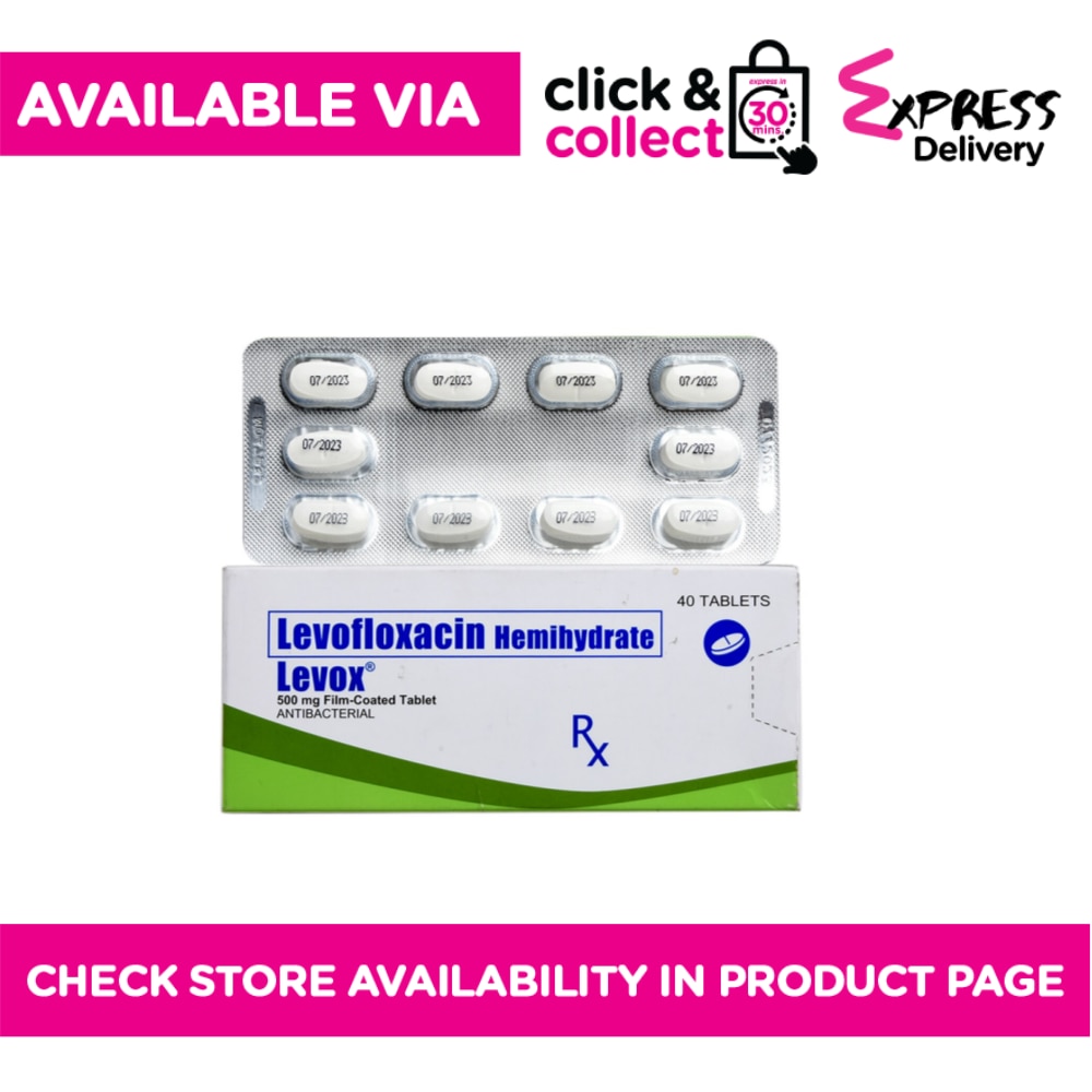 Levofloxacin 500mg 1 Tablet [PRESCRIPTION REQUIRED]