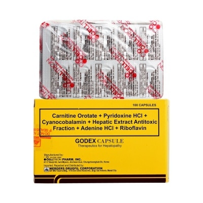 GODEX Carnitine orotate + Pyridoxine HCl + Cyanocobalamin + Amino acids + Adenine HCl + Riboflavin 1 Capsule [PRESCRIPTION REQUIRED]