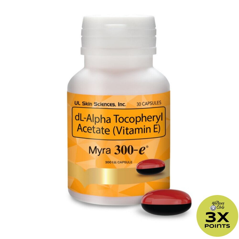 dl-Alpha Tocopheryl Acetate (Vitamin E) 30 Capsules