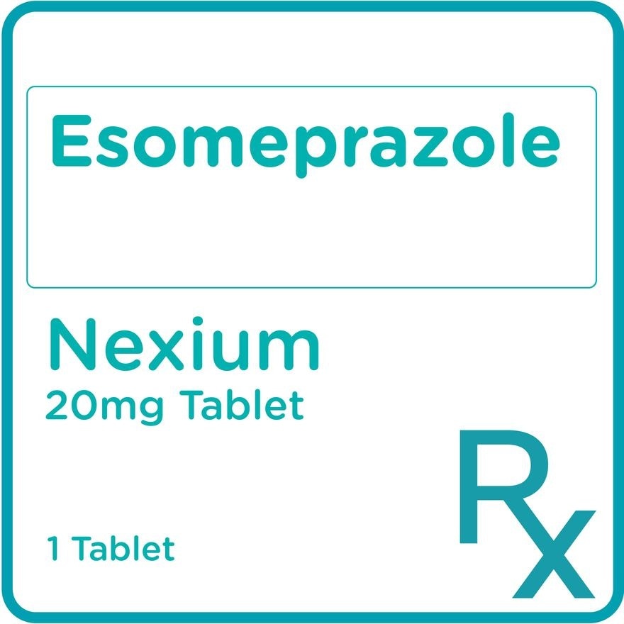 Esomeprazole 20mg 1 Tablet [PRESCRIPTION REQUIRED]