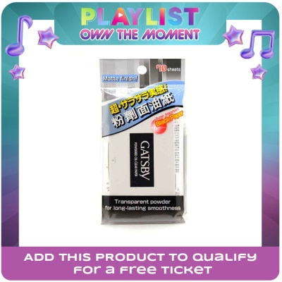 GATSBY - Powdered Oil Clear Paper 70s